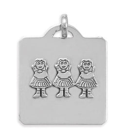 Pendant with Three Girls