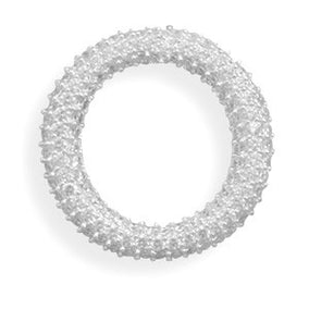 Clear CZ "O" Pendant