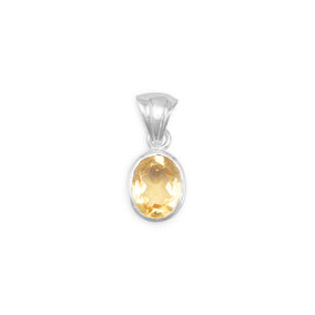 Polished Citrine Pendant