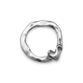 Oxidized Circle and Heart Slide