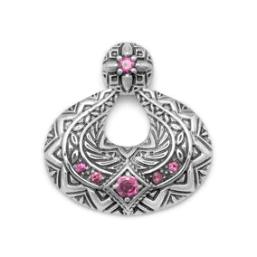 Oxidized Rhodolite Garnet Slide