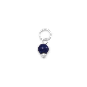 Sapphire Bead Charm - September Birthstone