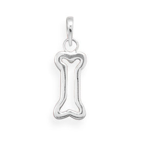 Cut Out Dog Bone Pendant