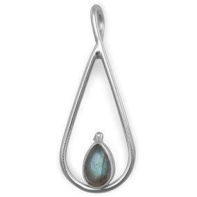Slide with Labradorite Pear Drop