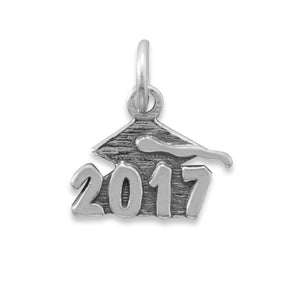 Oxidized "2017" Charm