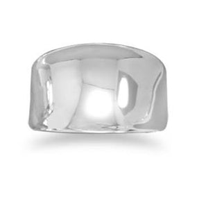 Wide Concave Ring