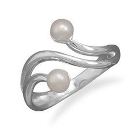 Sterling Silver and Cultured Freshwater Pearl Ring