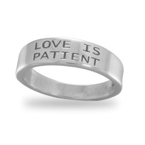 Love is Patient Ring