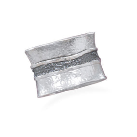 Polished Band with Oxidized Center