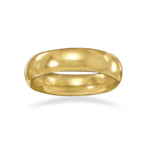 5mm 14 Karat Gold Plated Band