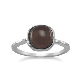 Smoky Quartz Stackable Ring