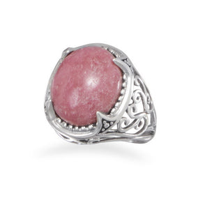 Ornate Rhodonite Ring