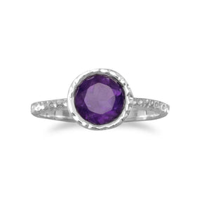 Stackable Amethyst Ring