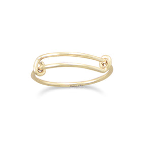 Small 14/20 Gold Filled Expandable Add-a-Charm Ring