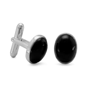 Black Onyx Cuff Links
