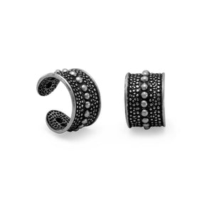 Oxidized Ear Cuffs with Bead Design