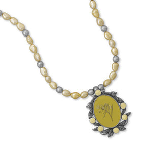 18"+3" Cultured Freshwater Pearl Fashion Necklace