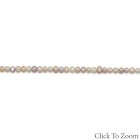 Strand of Multicolor Cultured Freshwater Potato Pearls