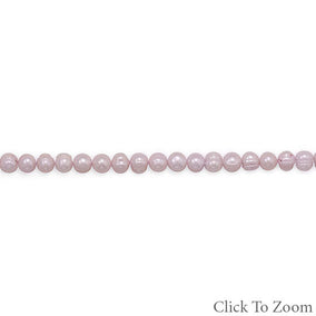 Strand of Pink Cultured Freshwater Potato Pearls