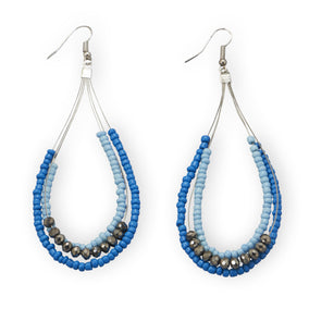 Singing the Blues Fashion Earrings