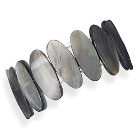 Black Lip Shell Fashion Stretch Bracelet