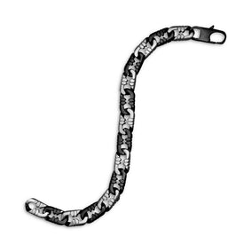 9" Two Tone Stainless Steel Men's Bracelet