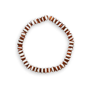 8.75" Banded Agate Stretch Bracelet