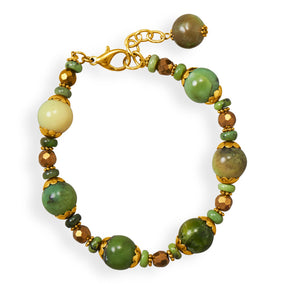 Handmade Chunky Luck of the Irish Fashion Bracelet
