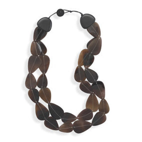 Double Strand Shell Fashion Necklace