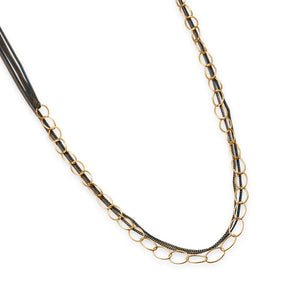 36" + 1.5" Multistrand 18K Gold Plated Copper Chain Necklace