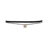Double Strand Fashion Choker with Star Slide