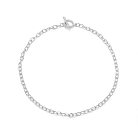 Silver Plated Toggle Fashion Choker