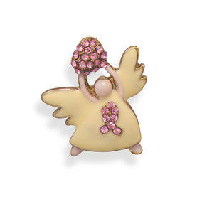 Angel Awareness Ribbon Fashion Pin