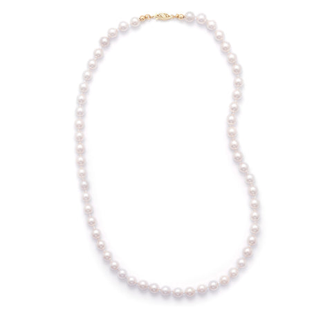 18" 6.5-7mm Grade AAA Cultured Akoya Pearl Necklace