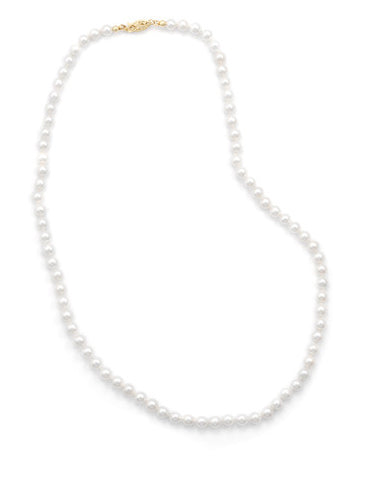 24" 5-5.5mm Cultured Freshwater Pearl Necklace
