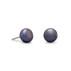 Peacock Cultured Freshwater Pearl Earrings