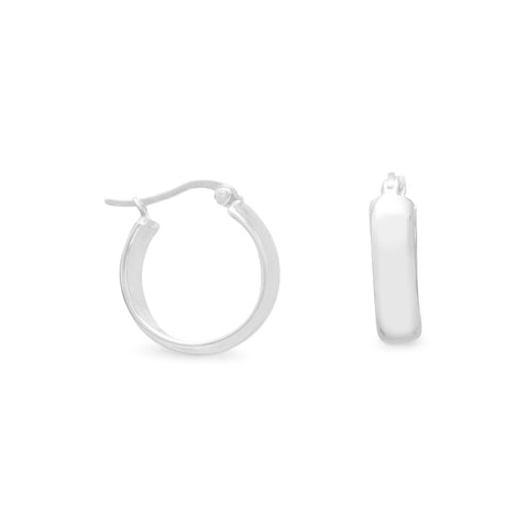 17mm Hoop Earrings with Click