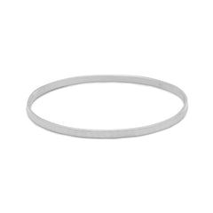 3mm Flat Hammered Bangle