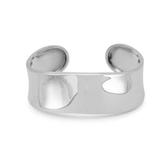 Concave Wavy Cuff Bracelet
