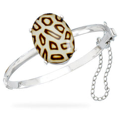 Animal Print Amber Bracelet
