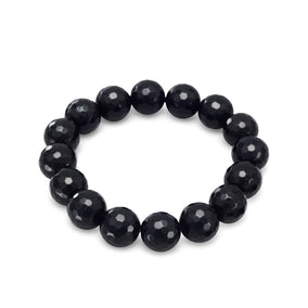Faceted Black Onyx Bracelet