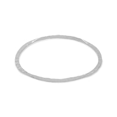 Hammered Flat Bangle Bracelet