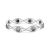 Silver Cultured Freshwater Pearl Bangle
