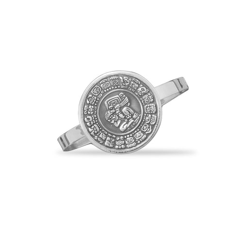 Mayan Calendar Cuff Bracelet