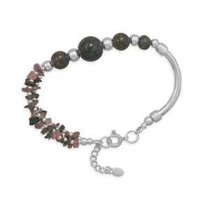 7"+1" Multicolored Tourmaline Bracelet