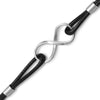 7.25" Double Strand Cord Infinity Bracelet