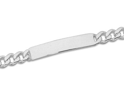 8" 220 Curb ID Bracelet
