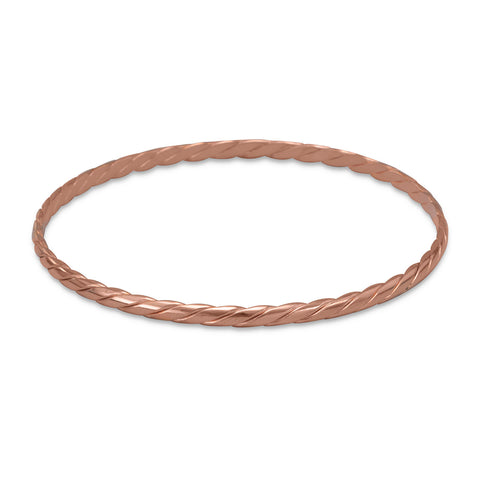 Copper Twist Bangle
