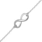 7" + 1" Polished Infinity Bracelet