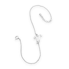 Rhodium Plated Script 